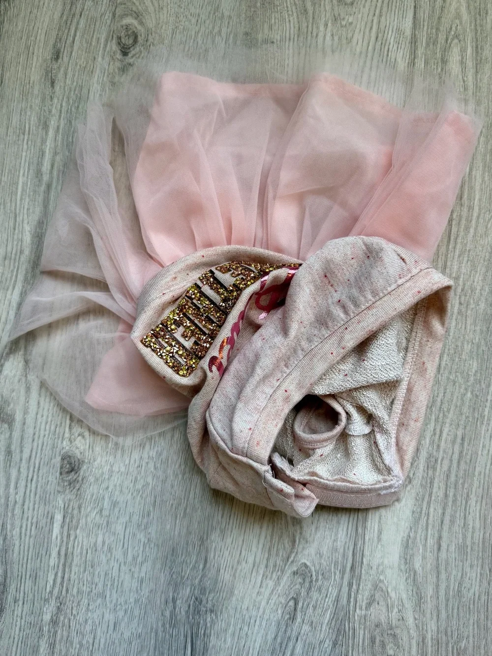 Better Together - Pink Hooded Tulle Dress for Pets/Small Puppy Dogs - size XS